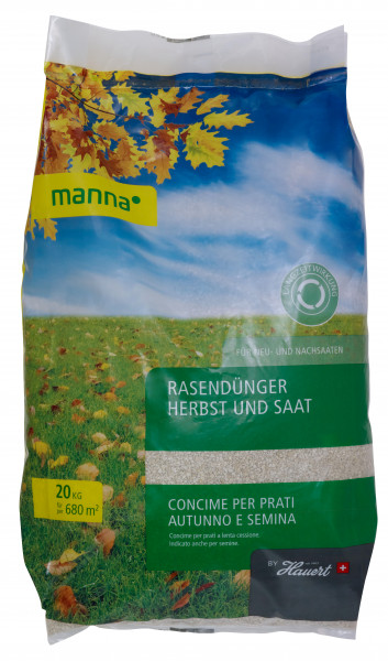 MANNA Herbst und Saat Rasendünger 25kg