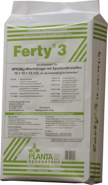 Ferty 3 grün 25kg